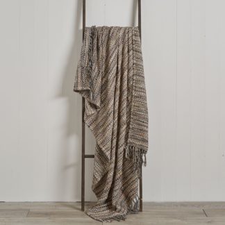 An Image of Como Throw 130cm x 180cm Throw Brown