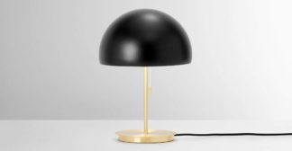 An Image of Collet Table Lamp, Black & Brass