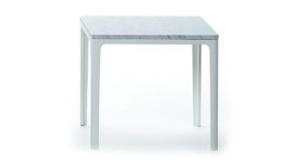 An Image of Vitra Plate Table Small Square Marble