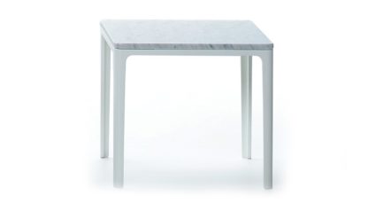 An Image of Vitra Plate Table Small Square Marble