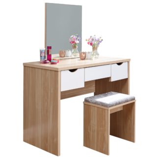 An Image of Elizabeth Dressing Table Set Brown