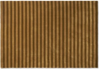 An Image of Raidal Striped Viscose Rug, Extra Large 200 x 300cm, Caramel