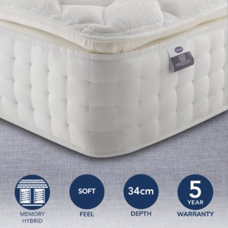 An Image of Silentnight 2800 Pocket Natural Orthopaedic Mattress White