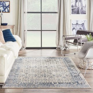 An Image of Malta 4 Rug Blue/Natural