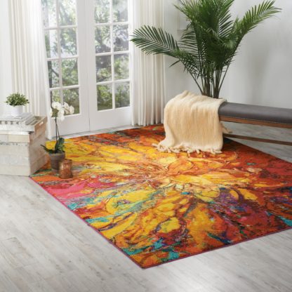 An Image of Multi Coloured Celestial Cayenne Rug Multi-Coloured