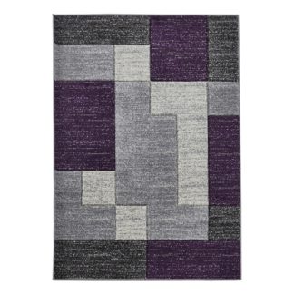 An Image of Matrix Rug Grey