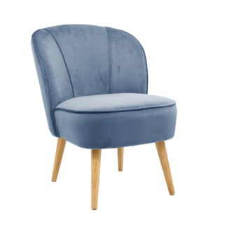 An Image of Elsie Cocktail Chair - Ashleigh Blue Blue
