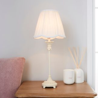 An Image of Mackay White Stick Table Lamp White