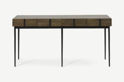 An Image of Rakara Wide Console Table, Mango Wood