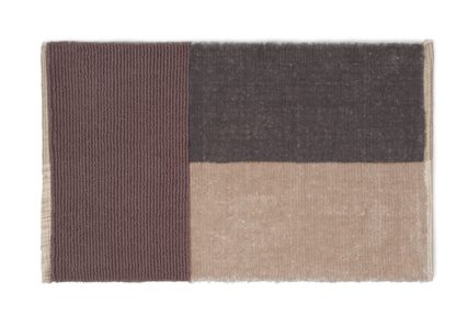 An Image of ferm LIVING Pile Bathroom Mat Brown 50 x 80cm