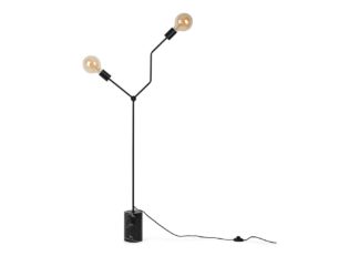 An Image of Heal's Twig Floor Lamp Black