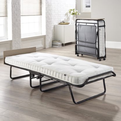 An Image of Supreme Pocket Sprung Folding Bed Black