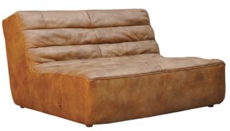 An Image of Timothy Oulton Shabby 2 Seater Sofa Savage Leather