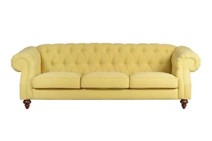 An Image of Buster 3 seat sofa Malaga Mustard