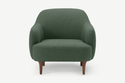 An Image of Lupo Snuggler Armchair, Darby Green