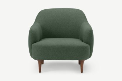 An Image of Lupo Snuggler Armchair, Darby Green