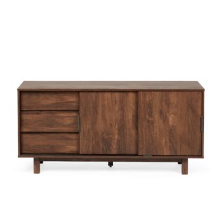 An Image of Carson Large Sideboard Dark Wood (Brown)