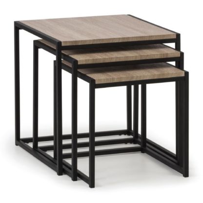 An Image of Tribeca Nest of Tables Black/Natural