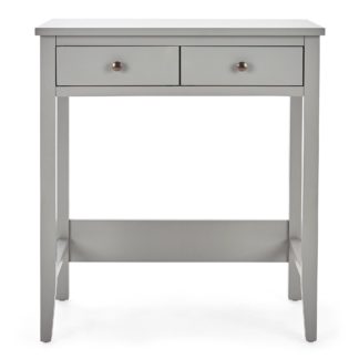 An Image of Lynton Compact Grey Dressing Desk Grey