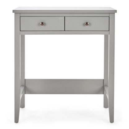 An Image of Lynton Compact Grey Dressing Desk Grey