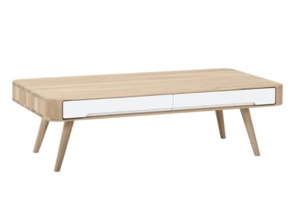 An Image of Gazzda Ena Coffee Table White 90x90x35cm