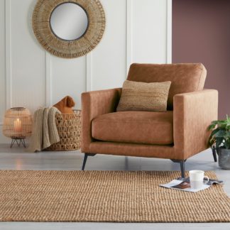 An Image of Larisa Jute Rug Natural (Brown)