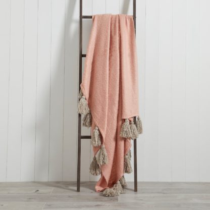 An Image of Romily 130cm x 180cm Throw Blush