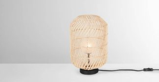 An Image of Java Table Lamp, Natural Rattan