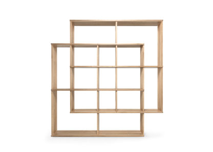 An Image of Wewood X2 Smart Shelf Oak