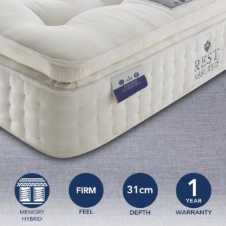 An Image of Rest Assured 2000 Pocket Memory Firmer Mattress White