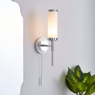 An Image of Dorma Harring Bathroom Wall Light Nickel