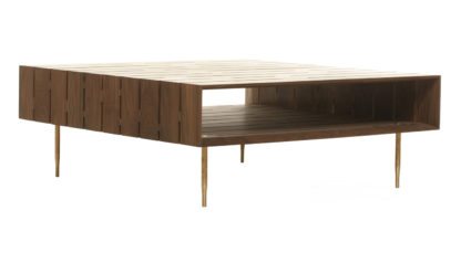 An Image of De La Espada Horizon Coffee Table Walnut Large