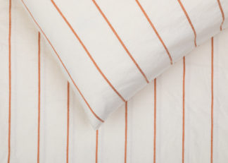 An Image of Heal's Washed Stripe Duvet Cover Double
