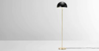 An Image of Collet Floor Lamp, Black & Brass