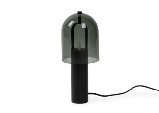 An Image of Ligne Roset Clarine Table Lamp Smoked Glass