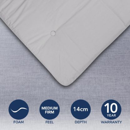 An Image of Mito Futon Mattress Grey