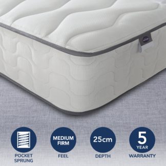 An Image of Silentnight 800 Pocket Mattress White