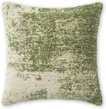 An Image of Genna Jacquard Cushion, 50 x 50cm, Green