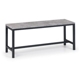 An Image of Staten Dining Bench Grey