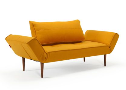 An Image of Heal's Tilt Sofa Bed Dessin Mustard