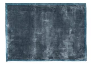 An Image of Heal's Scala Tencel Rug Night Blue 170 x 240cm