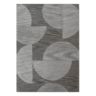 An Image of 5A Fifth Avenue Grey Half Moons Rug Grey