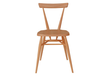 An Image of Ercol Originals Stacking Chair Clear Matt Ash