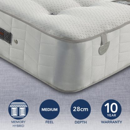 An Image of Pocketo 1000 Reflex Plus Mattress White