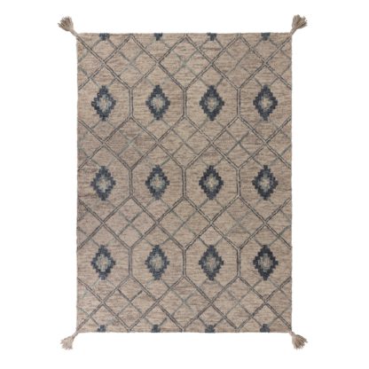 An Image of Diego Geometric Rug Diego Grey