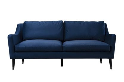 An Image of Dumont Three Seat – Blue