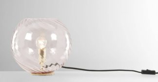 An Image of Ilaria Table Light, Blush Grey