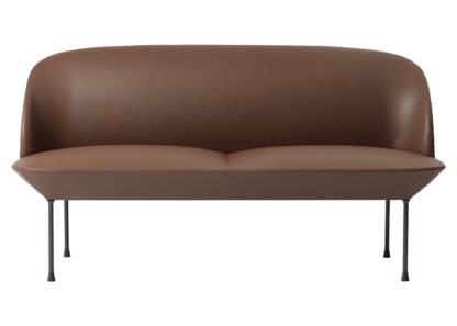 An Image of Muuto Oslo 2 Seater Sofa Steelcut 160 Grey