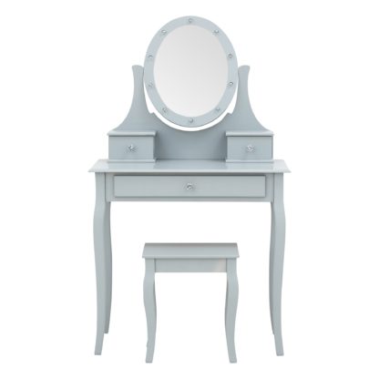 An Image of Grace LED Dressing Table Grey
