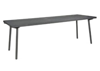 An Image of Blu Dot Branch Dining Table Black Stain 6-8 Seater